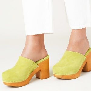 Marlo Clog Lime Green size 8 Charlotte Stone